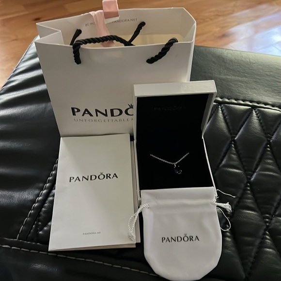 Sparkling Statement Halo Pendant Necklace - Picture 5 of 5